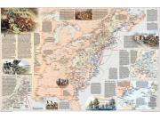 American Revolutionary War Wall Map