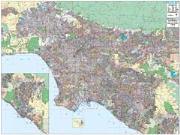Los Angeles - Orange County Wall Map