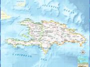 Haiti-Dominican Republic Reference Wall Map