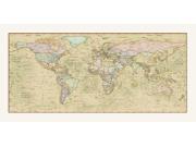 World Decorators Antique Europe Centered Wall Map