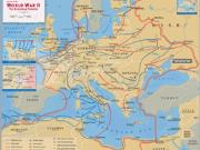 WWII Europe Wall Map