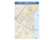 New Orleans, LA Wall Map