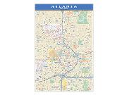 Atlanta, GA Wall Map