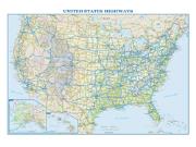 US Interstate Wall Map from GeoNova