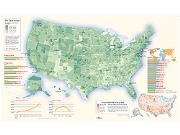 US Economy Wall Map from GeoNova