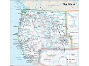 Us Western Wall Map