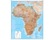 Africa Physical Wall Maps