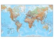 World Physical  Wall Map