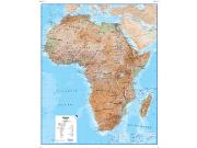 Africa Physical  Wall Map