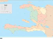 Haiti Wall Map