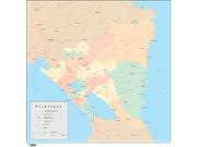 Nicaragua Wall Map