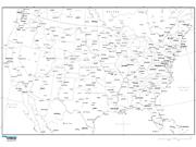 USA Political Wall Map from Map Resources
