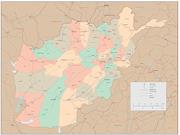 Afghanistan Wall Map