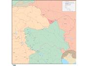 Kashmir Wall Map