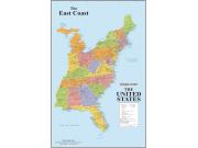 East Coast Wall Map