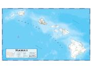 Hawaii County Highway Wall Map