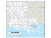 Louisiana County Highway Wall Map