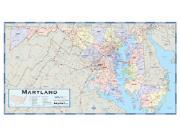 Maryland Counties Wall Map