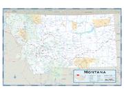 Montana County Highway Wall Map