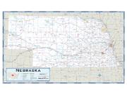 Nebraska County Highway Wall Map