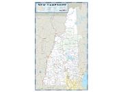 New Hampshire County Highway Wall Map