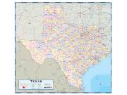 Texas Counties Wall Map