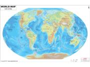 World Fault Line Wall Map from Maps of World