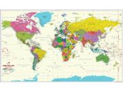 World Vivid Wall Map from Maps of World