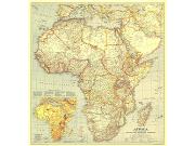 Africa 1935 Wall Map