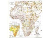 Africa 1950 Wall Map