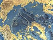 Arctic Ocean Floor 1971 Wall Map