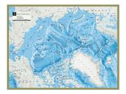 Arctic Ocean Floor Wall Map from National Geographic
