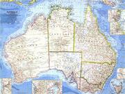 Australia 1963 Wall Map