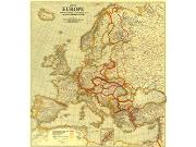 Europe 1921 Wall Map