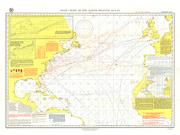 Pilot Charts of the North Atlantic Wall Map