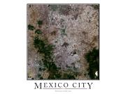 Mexico City Wall Map