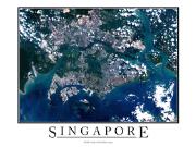 Singapore Wall Map