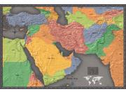 Contemporary Middle East Wall Map