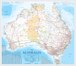 Australia Wall Map