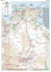 Northern Territory Wall Maps by HEMA Maps