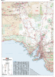 South Australia Wall Map