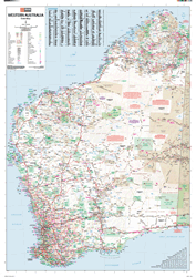 Western Australia Wall Map