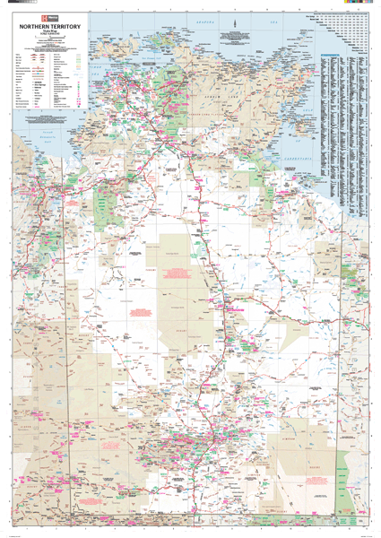 Northern Territory Wall Map