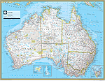 Australia Wall Map