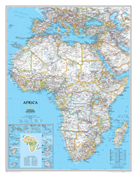 Africa Wall Map National Geographic