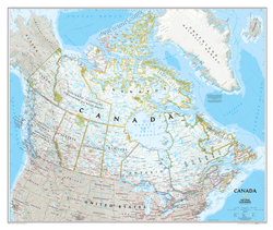 Canada Wall Maps by National Geographic