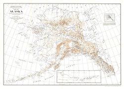 Alaska 1904 Wall Map