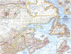 Canada 1967 Wall Map