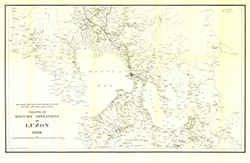 Luzon 1899 Wall Map National Geographic