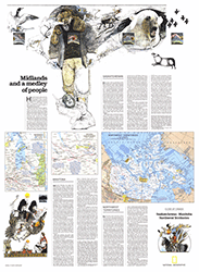 Saskatchewan and Manitoba 1979 Wall Maps by National Geographic